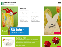 Tablet Screenshot of braendi-shop.ch